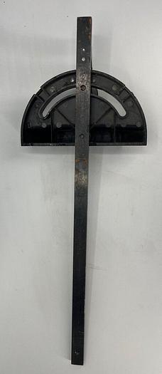 Used Unbranded Miter Gauge 3/4" Bar Width 19-1/2" Bar Length 7" Head Length (5768)