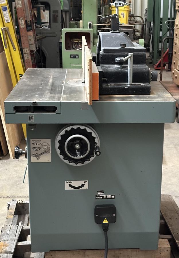 Used Delta 5 Speed Sliding Table Shaper #43-792 ~ 220/440 ~ 3ph ~ 7 1/2hp