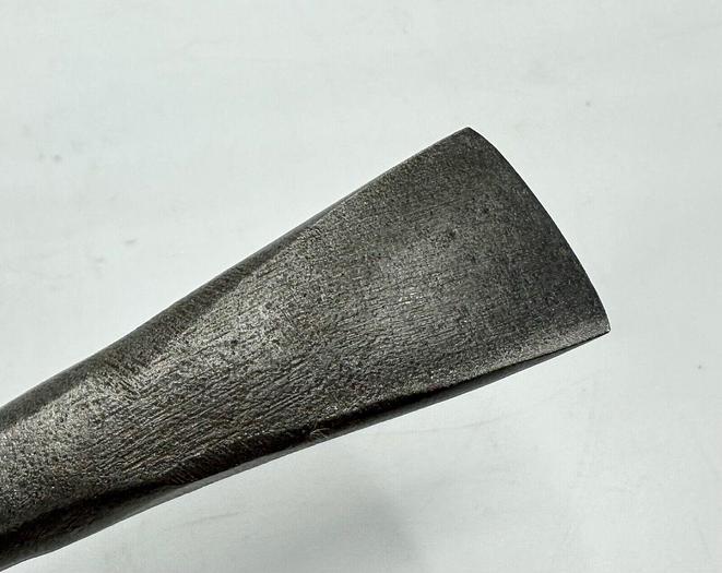 Used Metal Spinning Tool with Fanned, Flattened 10 1/4" x 7/8" w/7/8" ti (5906)