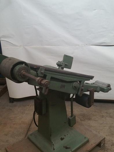 Used Universal belt sander Premier tilting head 6 inch belt 7x28 platen