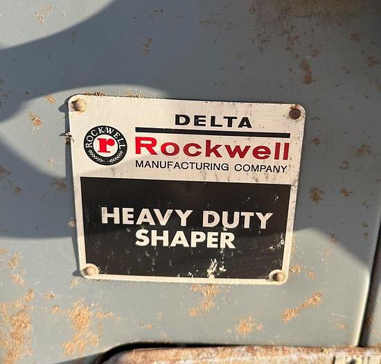 Used Delta / Rockwell # 43-340 HD Shaper  230/460V 3ph 3hp / Fence (5429)