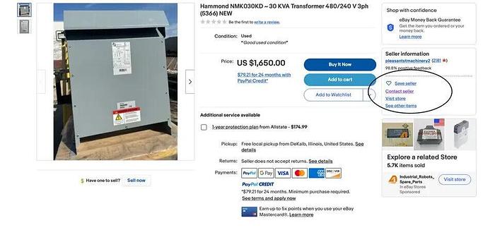 Used Gast Vacuum Pump # 2070-V122-VL3514 ~ 1 Phase ~  115/230V ~ 1 1/2 HP (6323)