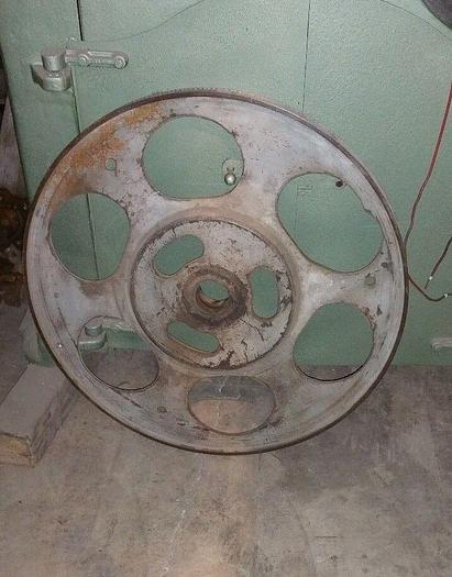 Used Yates Y30 Snowflake 30 inch Bandsaw Wheel Solid Disc