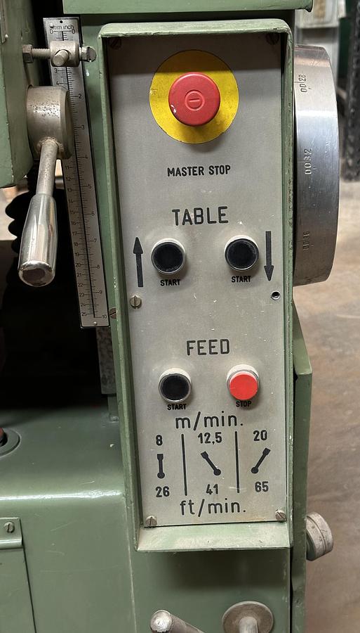 Used Jaroma DSMC-63 25" 4 Knife Straight Knife Planer ~ 115/230/460V ~ 60Hz 