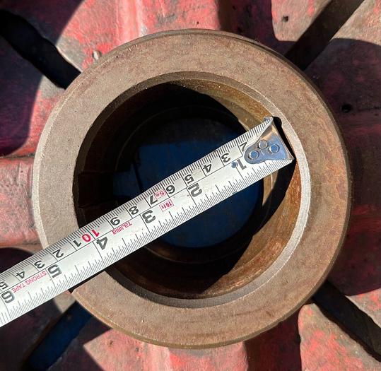 Used 14" Lathe Faceplate w/ L1 Mount Will fit a 17" Clausing Colchester Lathe (5713)