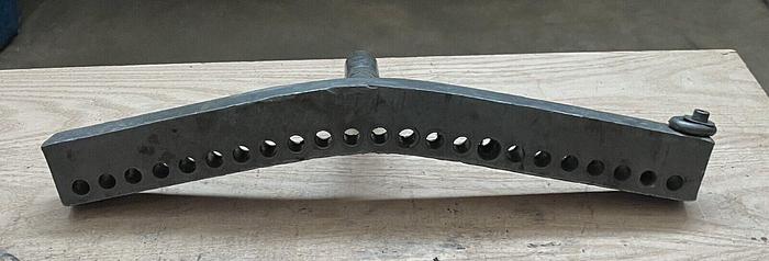 Used Unbranded Lathe Tool Rest ~  24" x 4"  & 6-3/4" Post & 1-1/2" Dia (6145)