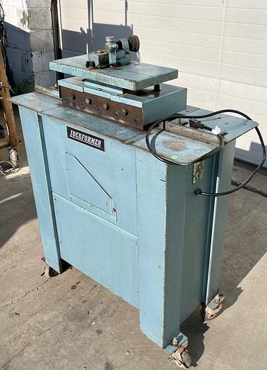 Used Lockformer Pittsburg Machine w/ Curve Attachment 1ph 20 Gauge (101791)