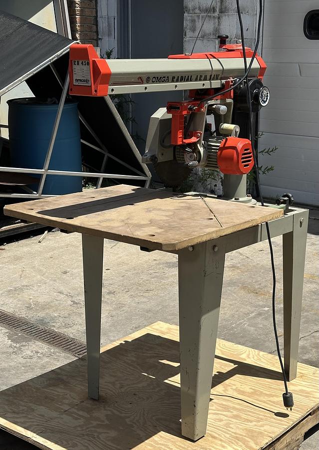 Used Omga / Derda 12" Radial Arm Saw # RN450 ~ 230V ~ 4hp