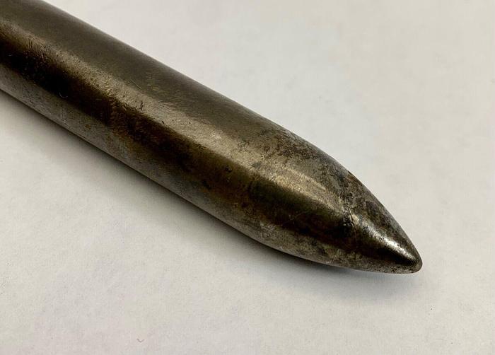 Used Metal Spinning Tool Round Pointed Tip End  12" x 3/4" (101909)