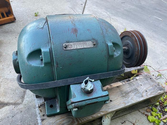Used General Purpose Fan & GE Motor 5hp 220/440 w/ Radial Blades (5947)