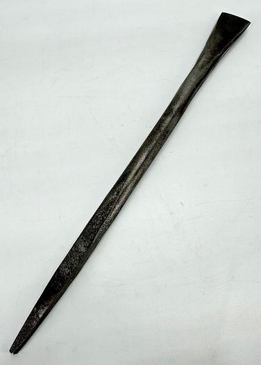 Used Metal Spinning Tool with Fanned, Flattened 10 1/4" x 7/8" w/7/8" ti (5906)