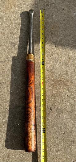 Used Metal Planishing Ball Tip Spinning Tool ~  28" Length ~ (5799)