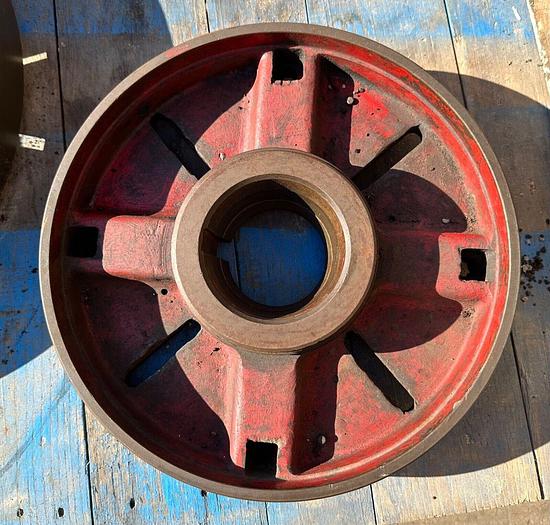 Used 14" Lathe Faceplate w/ L1 Mount Will fit a 17" Clausing Colchester Lathe (5713)