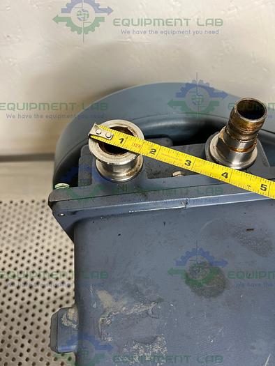 Used Welch  1402 DuoSeal Belt-Driven Rotary Vane Vacuum Pump 115/230V