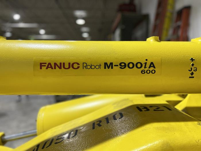 Used FANUC M900iA/600 WITH R30iA CONTROLLER, CLEANED AND TESTED, ONLY 5,168 HOURS