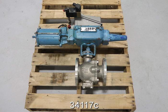 Used Dezurik 917535-01 2.5" V-Ball Control Valve #34117