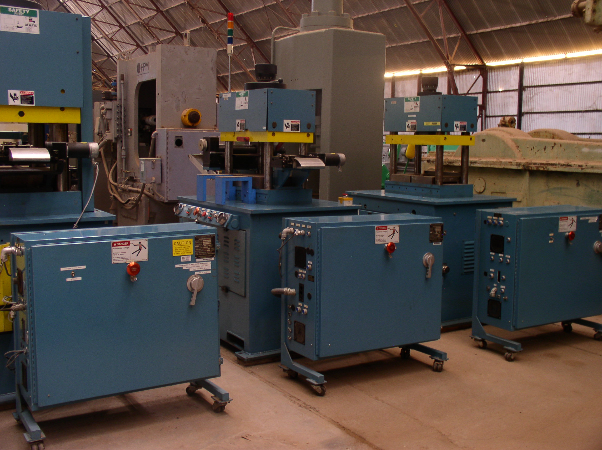 Used 60 Ton PRECO Model 1420-L-CCD 4-Post Down Acting Hydraulic Press