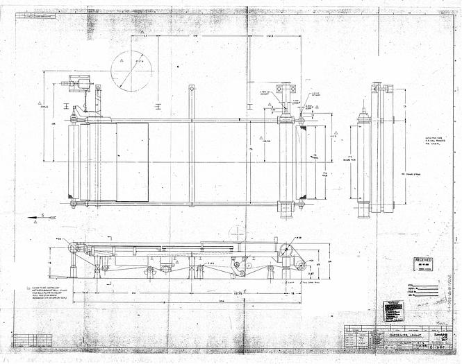 Used Fourdrinier, 175" Wire Width, Cantiliver Type #26540