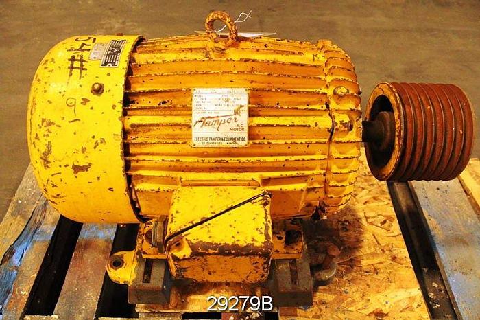 Used Tamper 286U-FBS AC Motor, 20 Hp, 1757 Rpm #29279