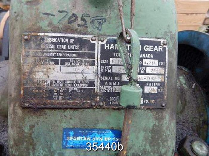 Used Hamilton H1125 Gear Reducer, 4.21/1 Ratio, 250Hp #35440