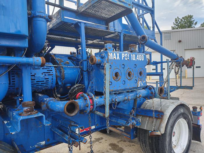 Used 2014 Cement Double Pump Trailer, BJ