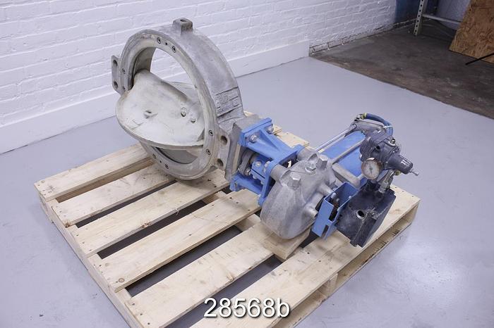 Used Neles Jamesbury 815W-11-3600-MT B 20" Air Operated Butterfly Valve #28568
