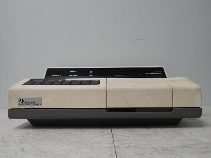Used Pharmacia LKB Model 80-2091-73 Ultrospec II Spectrophotometer