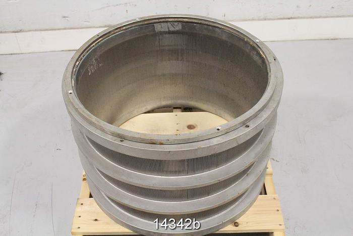 Used Black Clawson UV200 Pressure Screen Baskets #14342