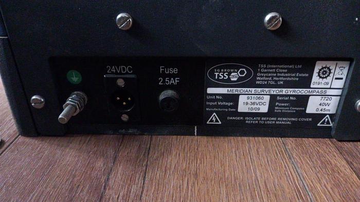 Used Teledyne Meridian Surveyor Gyrocompass