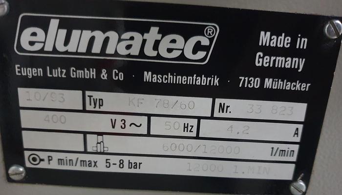 Gebraucht Kopierfräse Elumatec KF 78