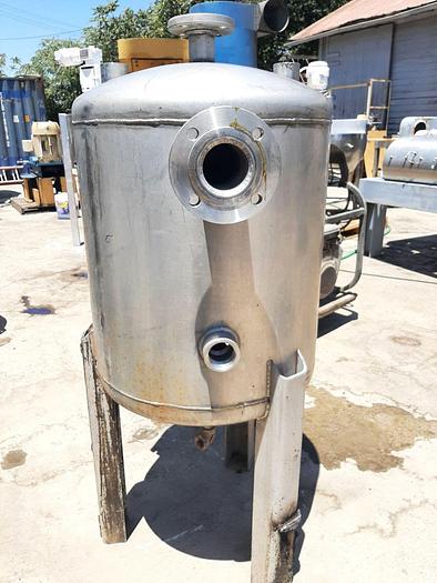 Used Tank, 50 Gallon, 316 S/st, 60 PSI, CE Howard #S744707