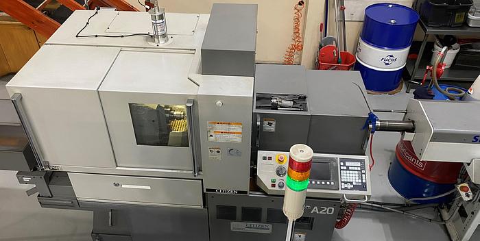 Used 2007 Citizen A20-VIPL CNC Sliding Head Lathe