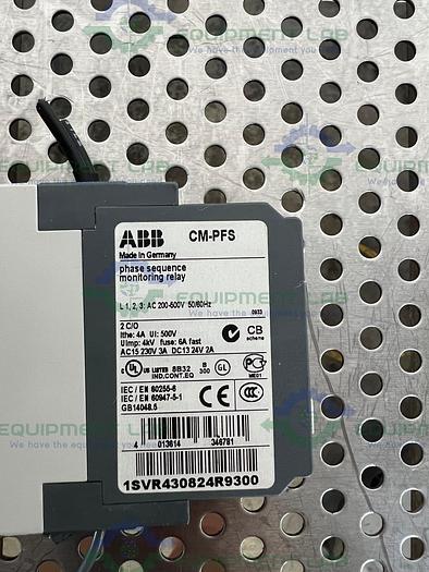 Used ABB  1SVR430824R9300 CM-PFS Phase Sequence Monitor Relay
