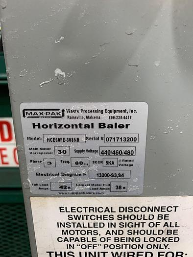 Used Used Max-pak Full Eject Baler