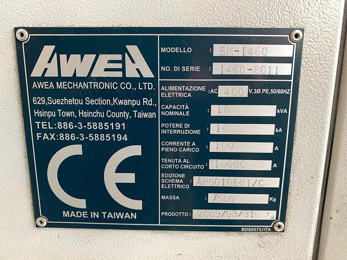 Ottime Centro di Lavoro Verticale AWEA BM-1460