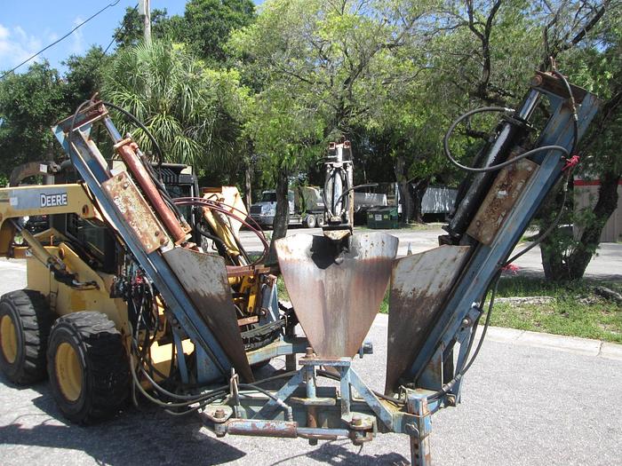 Used Care Tree Skid Steer Spade Attachment