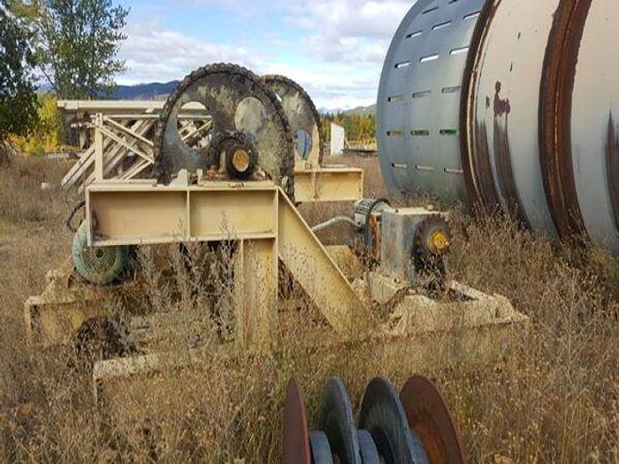 Used 12' x 80' FULGHUM DRUM DEBARKER