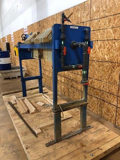 Used 2 CU. FT. JWI FILTER PRESS – 470 MM – C.G.R. – AUTOMATIC CLOSURE (#9202)