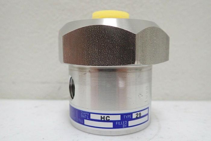 Used Noshok 29-02SS-HC-02HC-F Type 29 All Welded Diaphragm Seal