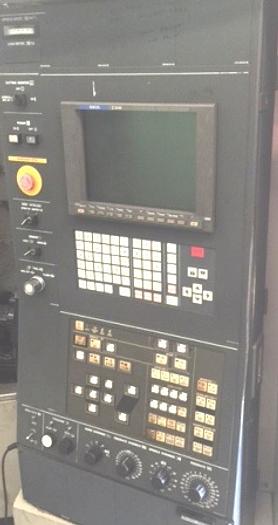 Used 32"X, 31"Y, 31"Z Hitachi Seiki HMC, 24.8" Twin Pallet, Cat 40, Fanuc CNC, 2000