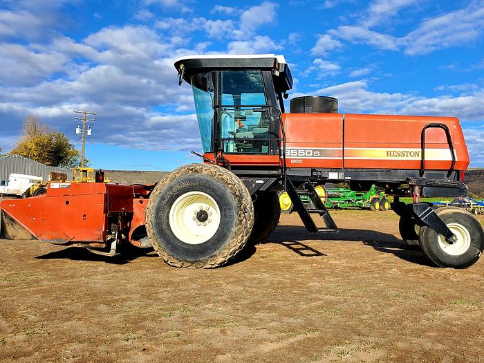 Used 2003 Hesston 8550S Rotary Windrower