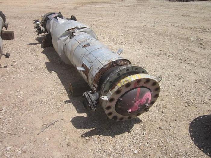 Used Used Missouri Boiler and Tank Company approximately 263 square foot 317L stainless steel vertical Shell and Tube Heat Exchanger