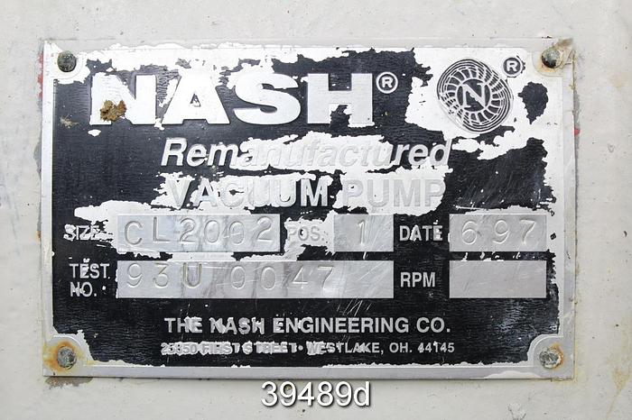 Used Nash CL2002 Vacuum Pump #39489