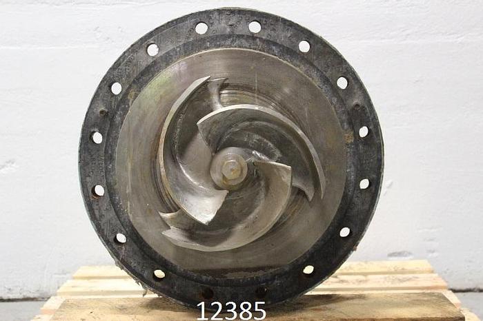 Used Babcock & Wilcox 654312 Stock/Water Pump, 6" X 10", 1160 Rpm, 7 Ft. Head, 1200 Usgpm, With Motor Base #12385