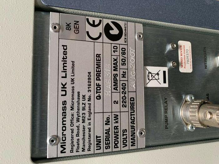Used Waters Micromass Q-TOF Premier Mass Spectrometer 220-240V