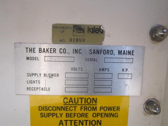 Used Fume Hood, 46" X 22" X 24", Baker Bioguard, Mdl B40-112, #S739236
