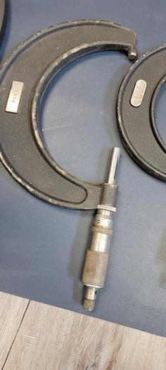 Used LOT OF 4 MICROMETERS FOR MILLING LATHE MACHINE. 0-1,1-2,2-3,3-4(B15)