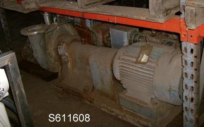 Used Pump, Centrif., 20 HP, S/st, 6 X 8, Krogh, #S611608