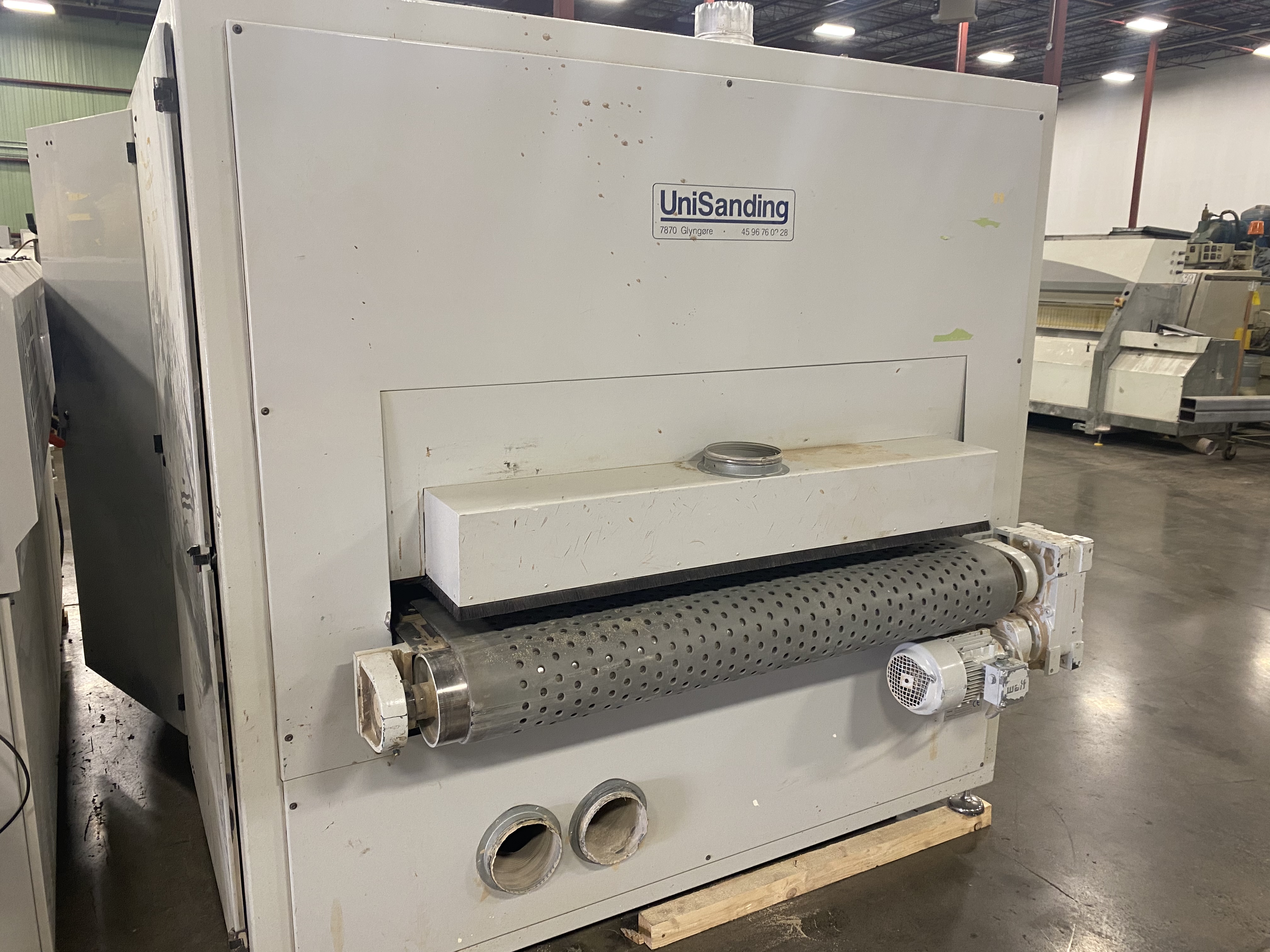 Used 2003 Unisanding Cross Sander 2.4.0 k.v. + 1.2.0.V