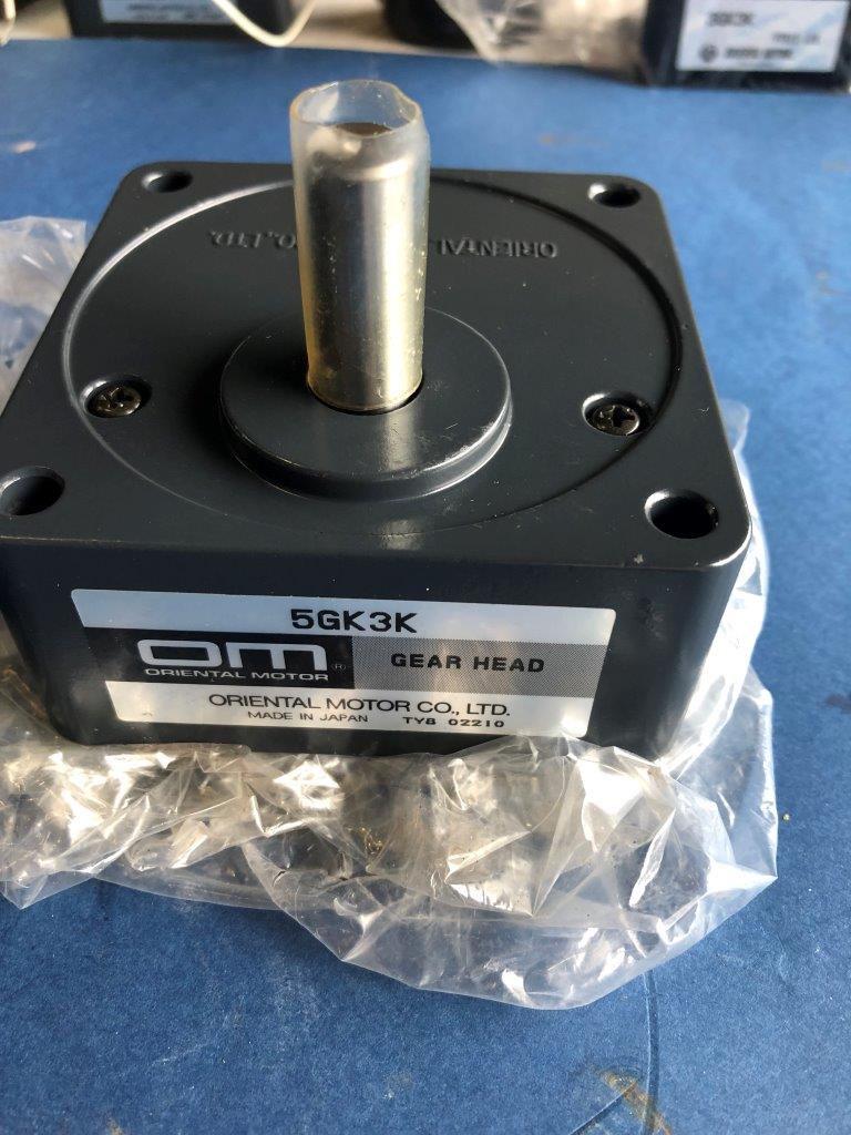Used oriental motors gear head 5gk3k